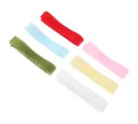 MOKKHNB Chiffon Shoe Laces Bulk Set 6 Pairs, Flat Sheer Ribbon Laces in Ice Cream Colors for Women'S Sneakers, Boots, Pumps Decorative Shoe Strings