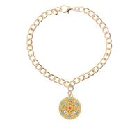 MOKKHNB Chinese Year Pet Collar Necklace Longevity Lock Pendant for Dogs and Cats Durable Metal Pet Jewelry for Lunar Year Celebration Meaningful