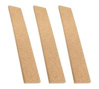 MOKKHNB Cork Wall Strips for Office and Home Use Simple and Elegant 3pcs Self Adhesive Frameless Memo Board Strips to Hold Message Boards Safely