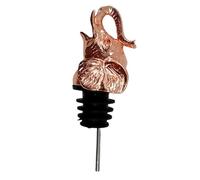 MOKKHNB Creative Elephant Shape Wine Stopper and Pourer Rose Gold Alloy Bottle Caps for Wine Bottles for Entertaining