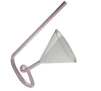 MOKKHNB Creative Spiral Cocktail Glass Multi-Purpose Wine Cup with Straw, High Borosilicate Glass Pink Long Tail Design for Family Everyday Use Suitable for Hot or Cold Beverages