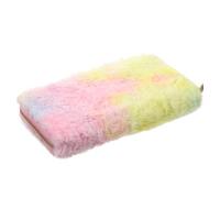 MOKKHNB Creative Wallet Zippered Purse Stylish Lightweight Plush Polyester Multi-Storey Fold Design for Women Mother Daughter Shopping and Many Occasions with Delicate Appearance