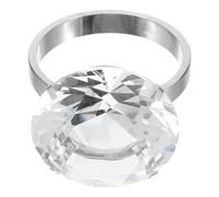 MOKKHNB Crystal Diamond Ring Desktop Ornament with Smooth Surface and Vivid Modeling for Home and Shelf Decoration, Decor Craft for Lovers and Friends