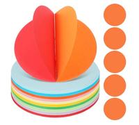 MOKKHNB Double-Sided Colored Origami Paper Circles 12Cm 500 Sheets for Handmade Crafts, Boys and Projects and Seasonal Decorations