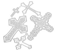 MOKKHNB Easter Metal Die Cut Cutting Die Cut Stencil Silver High Carbon Steel Reusable Delicate Vivid for Scrapbook Holiday Decorations Crafting