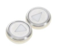 MOKKHNB Elevator Buttons with User-friendly Design Stainless Steel 2pcs round Easy Installation, Mixed Style Push Button and Emergency Stop for Lift Replacement