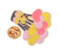 MOKKHNB Heart Shaped Alloy Brooch Elegant Love Themed Pin for Suit Backpack Accessories Versatile Valentine's Day Badge for Women Men Durable Alloy Heart Pins