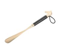 MOKKHNB Horse Head Shoehorn Long Handle Shoe Horn for Elderly and Disabled Household Use Made of Metal Brass
