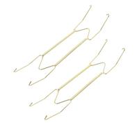 MOKKHNB Invisible Wall Plate Hangers Spring Hooks for 12-inch Plates for Kitchen and Home Decor 2pcs