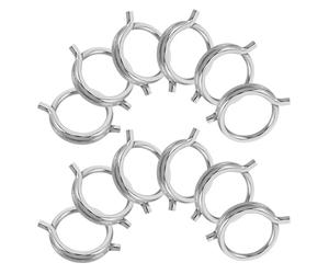 MOKKHNB Kitchen Shears Spring Replacement 15Pcs Precision Steel Springs for Poultry Scissors Suitable for Small Size Chicken Bone Shears in Food Preparation