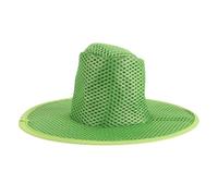 MOKKHNB Korean Hat with Flat Top and Chin Tie - Traditional Mesh Hat - Cultural Costume Headwear for Halloween Dance Festival Cosplay Party Official Performance