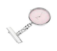 MOKKHNB Large Dial Nurse Hanging Watch Pink Face Clip-on Nursing Watch for Student Nurses Medical Timing Work