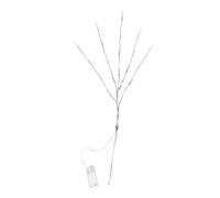 MOKKHNB LED Branch Lights Photo Props for Wedding Decoration and Store Display Silver Plastic Iron Wire Tree Lights for Home Decor and Studio Use