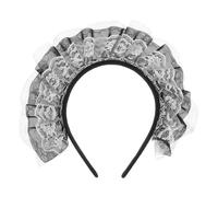 MOKKHNB Lolita Lace Headband Maid Cosplay Headpiece French Maid Hair Band Lolita Headwear Accessory