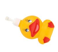 MOKKHNB Lovely Cartoon Yellow Duck Soap Dispenser with Pump Design, Adequate Capacity Vinyl Travel Pump Bottle Suitable for Storing Body Wash on Countertops and Bathroom Surfaces