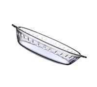 MOKKHNB Microwave Safe Glass Baking Tray Heat-Resistant Round Ovenproof Plate for Household Food Storage and Serving