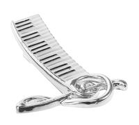 MOKKHNB Music Brooch Pin Zinc Alloy Piano Musical Note Small Women Clothing Accessory Elegant Lapel Pin for Music Enthusiasts and Piano Players