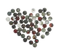 MOKKHNB Natural Bloodstone Beads Multi-use Loose Spacer Beads for Jewelry Making DIY Bracelets Necklaces Craft Supplies