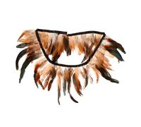 MOKKHNB Natural Chicken Coop Fringe Trim Cozy Plume Decoration for Coop Heating Pads DIY Crafting and Aesthetic Enhancement Soft and Design for Comfortable Environment