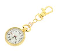MOKKHNB Night Glow Pocket Watch Clip on Watch Nurse Luminous Dial Keychain for Nurses Students and Elderly