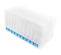 MOKKHNB Phone Material 10 Desktop Multi-compartment Storage Box with Grids Pearl Cotton Space-saving Organizer for Cell Phones, Cards Remote Controls for Educational Institutions