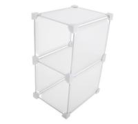 MOKKHNB Plastic Freezer Organizer Divider Storage Bin for Refrigerator Kitchen Shelf Pantry Durable Easy to Install Compartment Design for Food Household Items