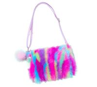 MOKKHNB Plush Crossbody Bag for Girl Cute Shape As Shoulder Bag for Little Girls to Carry Small Items for School Travel Use Handbag Shoulder Strap