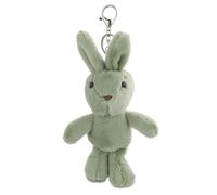 MOKKHNB Plush Rabbit Keychain Pendant with 15Cm Green Soft Bunny Doll and Keyring, Cute Bag Accessory for and Photo Props
