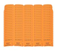 MOKKHNB Raffle Tickets 100 Pieces Double Roll 50/50 Carnival Tickets for Fundraising Events, School Functions, and Prize Giveaways