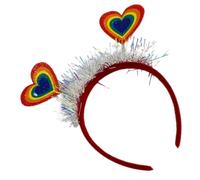 MOKKHNB Rainbow Pride Month Headband Lgbtq Accessories Pride Event Hairband Women Men Headwear Party Festival Hair Accessory