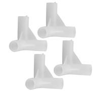 MOKKHNB Reinforced Triangular Connector Sturdy Design 4pcs Yurt Bracket Lightweight Abs Material Suitable for Canopy Tent Replacement and Accommodation Support for Outdoor Camping
