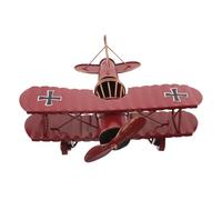 MOKKHNB Retro Metal Airplane Model Vintage Iron Aircraft Decor for Home Office Lightweight Educational for Bookshelf Tabletop Display