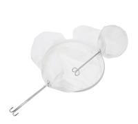 MOKKHNB Reusable Tea Strainer Bags with Stainless Steel 2pcs and Cotton Cloth Not Easy to Deformation Fine Tea Filters at Home