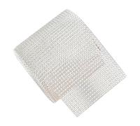 MOKKHNB Rhinestone Ribbon Trim Roll 24-row Crystal Mesh Silver Wear-resistant DIY Cuttable Sparkling Ribbon for Wedding Birthday Cake Decorations