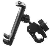 MOKKHNB Rotatable Phone Stand Rack for Exercise Bike and Stroller, Plastic Treadmill Phone Holder Attachment with 360 Degree Rotation and Convenient Installation, Maximum Stretchable Range