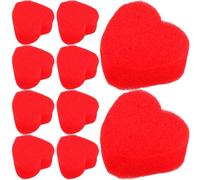 MOKKHNB Sponge Balls with Amazing Effects and Creative Interaction 20 Pairs Red Heart Shaped Magic Trick Accessories for Stage Performance and Gatherings