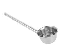 MOKKHNB Stainless Steel Water Spoon with Long Handle, Ergonomic Design Deep Soup Ladle for Kitchen and Canteens, Time-Saving and Easy to Clean Water Scoop Spoon