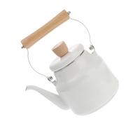MOKKHNB Thickened Enamel Tea Kettle Stovetop Pot for Induction Cooker Gas Stove Camping Kettle with Handle Versatile Boiling for Milk Tea Coffee Hot Water at Home Office