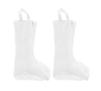 MOKKHNB Travel Organizer Boot Storage Bags 2 Pieces with Zipper Dustproof Shoe Carrier for Tall and Short Boots Portable and Easy to Clean