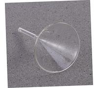 MOKKHNB Triangle Feeding Funnel Labware for Analytical Chemistry Thick High Temperature Resistant Glassware for Liquid and Solid Transfer Reusable Laboratory Tool for Precise Chemical