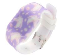 MOKKHNB Unicorn Led Touch Screen Boys and Girls Watch Night Glow Silicone Wristwatch for Girls and Boys Dreamy Purple Color Adjustable Size for School and Play