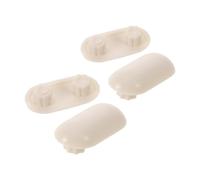 MOKKHNB Universal and Suitable for Reduction Enhanced Stability Noise 4pcs Toilet Lid Bumpers Replacement Pads Cushioning Abs Plastic Toilet Seat Buffer for Seniors’ Restrooms