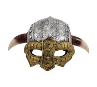MOKKHNB Viking Horned Headpiece for Children, Warrior Armor Hat Helmet, Renaissance Themed Performance Decor for Halloween Knight Roman Soldier Costume Accessories