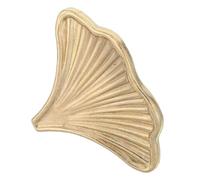 MOKKHNB Vintage Ginkgo Leaf Shaped Brass Cabinet Knobs with Antique Brass Finish, Smooth Operation and Versatile Installation, for Home Furniture, Kitchen Cupboard Door Handles