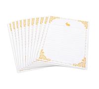 MOKKHNB Vintage Letter Papers and Stationery Papers Set with Thickened White Kraft Texture, Chinese Style Retro Design, for Writing Invitations and Love Letters, for Artistic