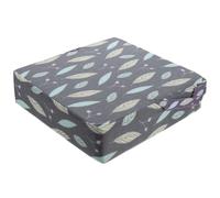 MOKKHNB Waterproof Polyester Dining Chair Cushion for 1-5 Years Old, Compact and Easy to Disassemble Highchair Booster Seat Pad Suitable for Overnight Stays the Go