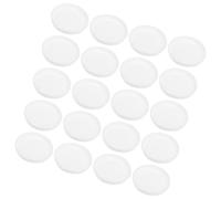 MOKKHNB White Plastic Tube End Caps 30pcs 76mm for Blueprint Storage with Easy Installation and Optimal Protection in Art Exhibitions