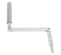 MOKKHNB Window Crank Handle Manual Awning Opener Silver Zinc Alloy | Ergonomic Design with Sleek Stylish Appearance, Energy-independent Use, Suitable for Camp Operators and Home Users