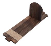 MOKKHNB Wooden Wall Candle Sconces for Small Apartments and Entryway Versatile Candle Platform with Sturdy Construction Farmhouse Style in Coffee Colour