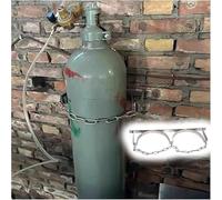 MOKLYF Oxygen Tank Stand Steel Wall-Mounted Cylinder Bracket, 9.8 IN Inlet Gas Cylinder Storage Rack for Nursing Homes/Emergency Room(2 Bottles(23.6 in)